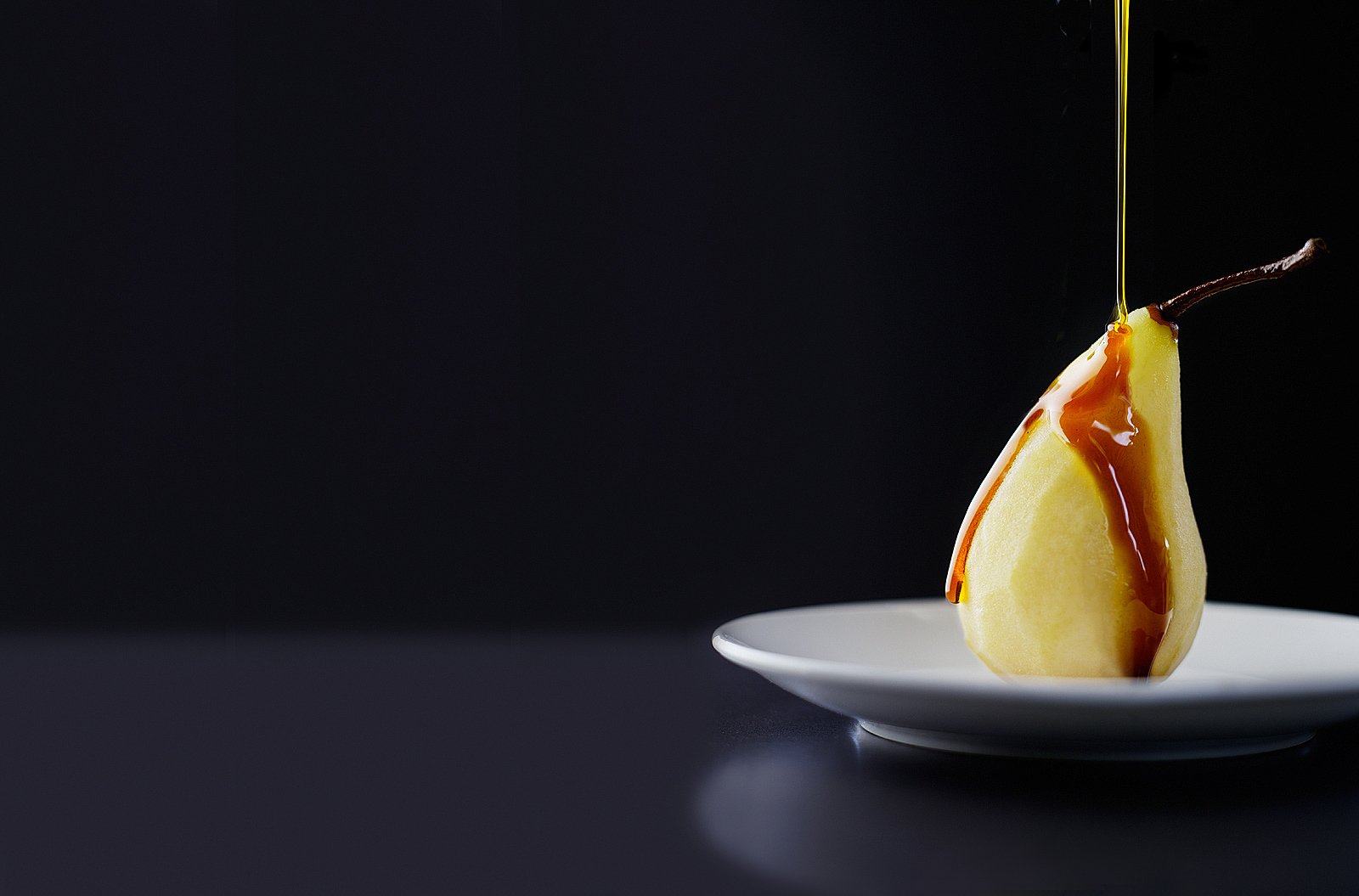 Dessert pears- Pears and caramel- Best food photography