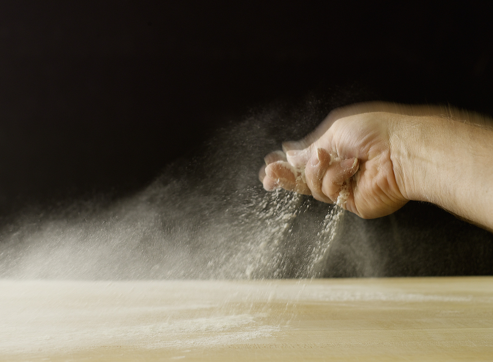 Getting ready to knead dough- Best food photography