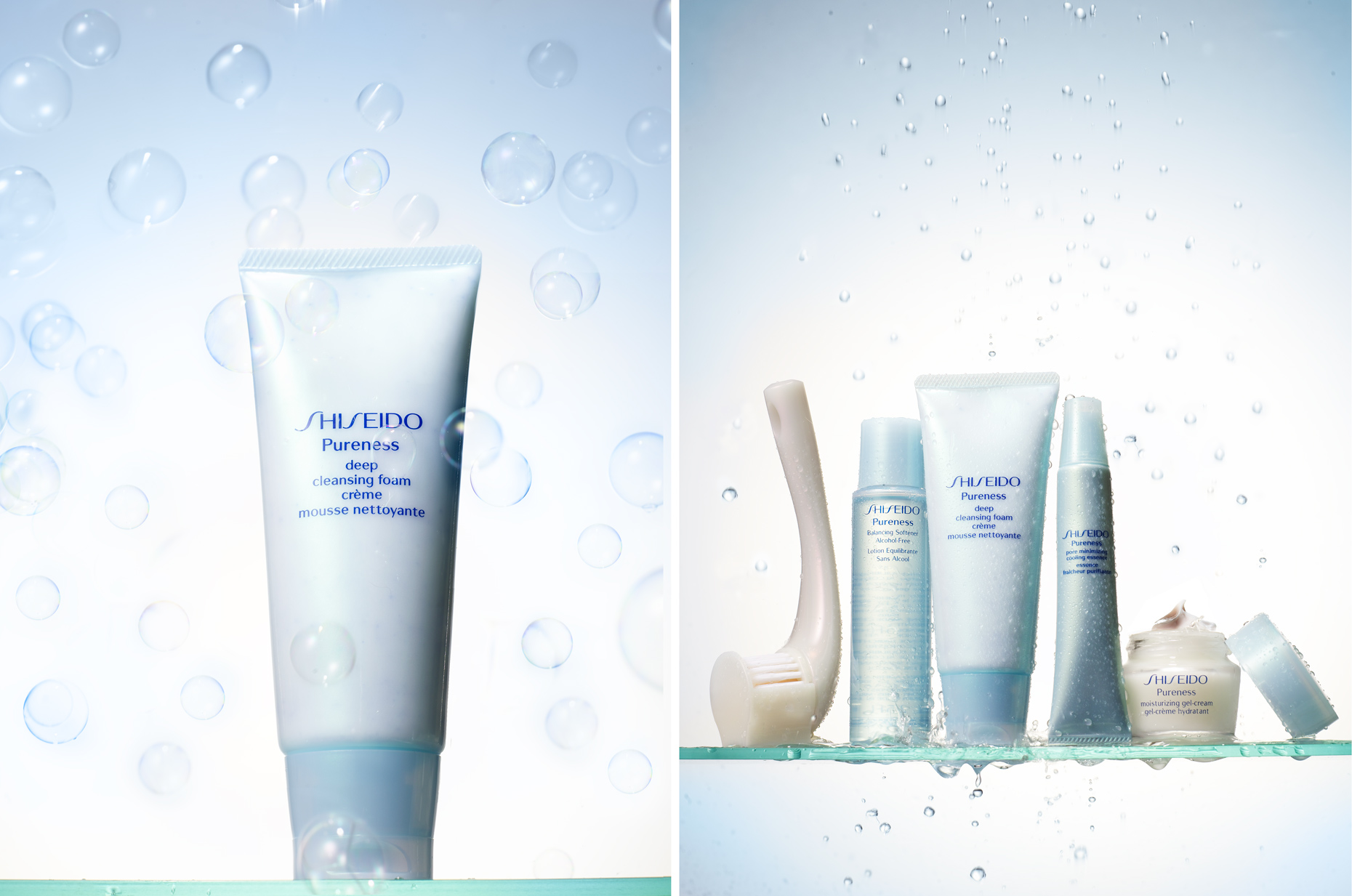 Shiseido- bubbles-  Shiseido products- Henrique Du Tiel